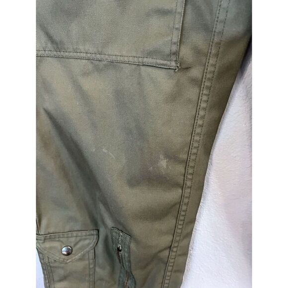 Military Cargo Pants Green Hunting Shooting Tactical  28” Waist 28” Inseam Men - Picture 4 of 14